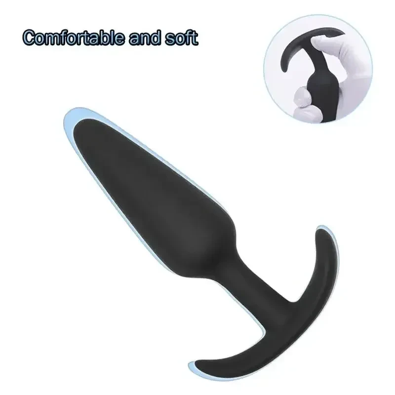 smooth silicone dilator butt plug