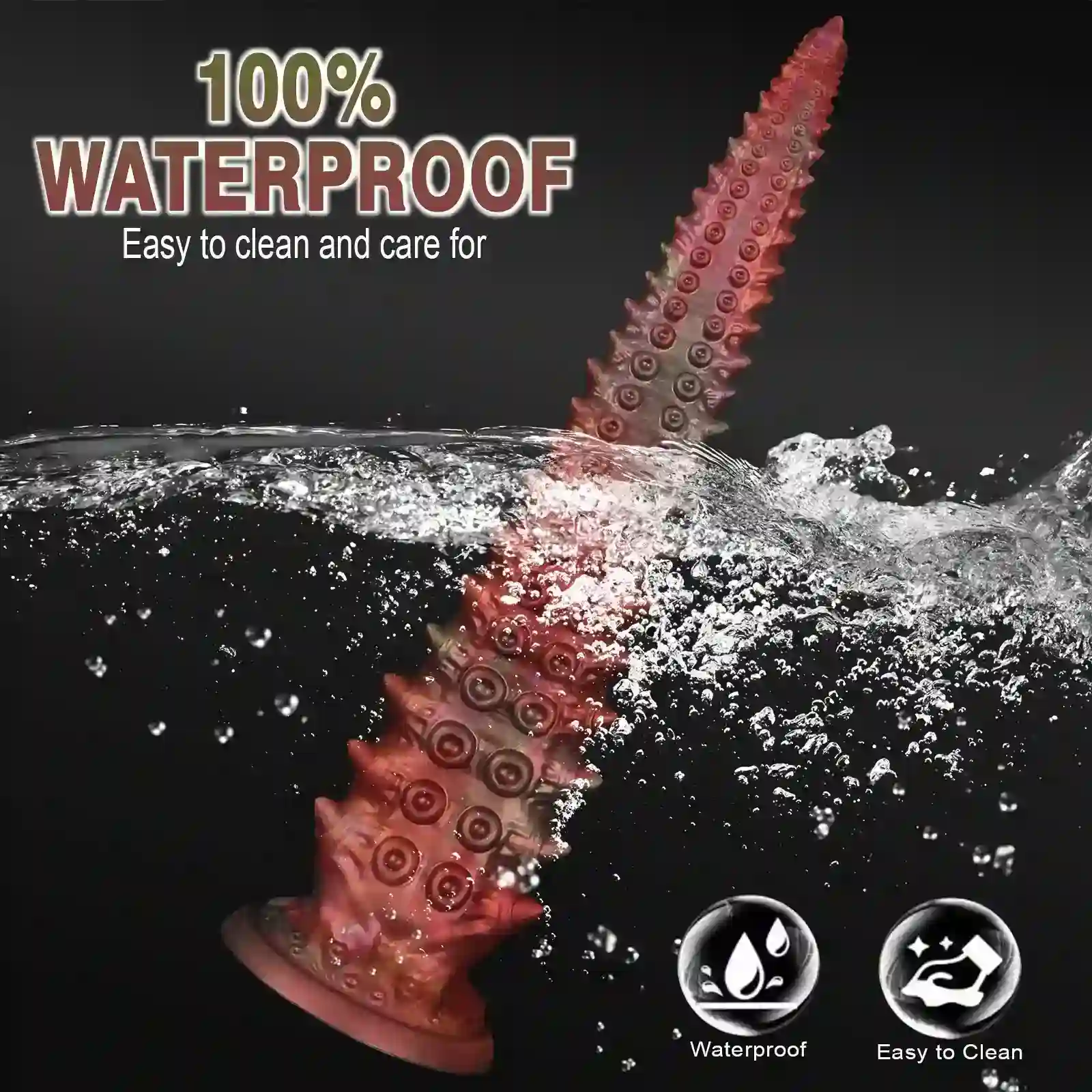 soft silicone tentacle anal plug