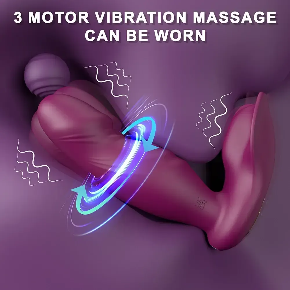 splash proof wearable anal vibrator