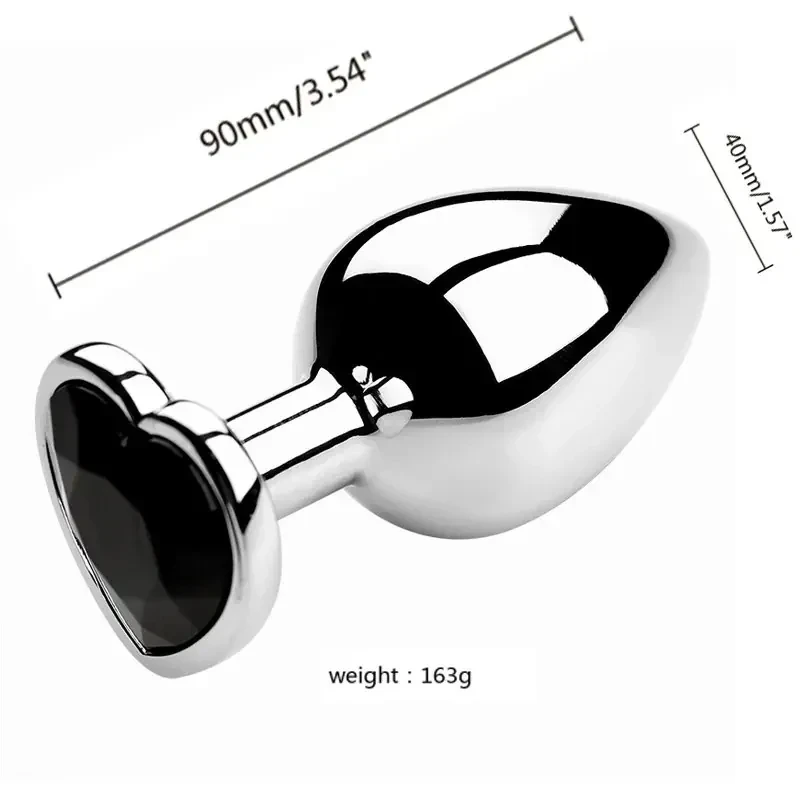 stainless steel anal plug set