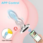 steel and silicone anal stimulator