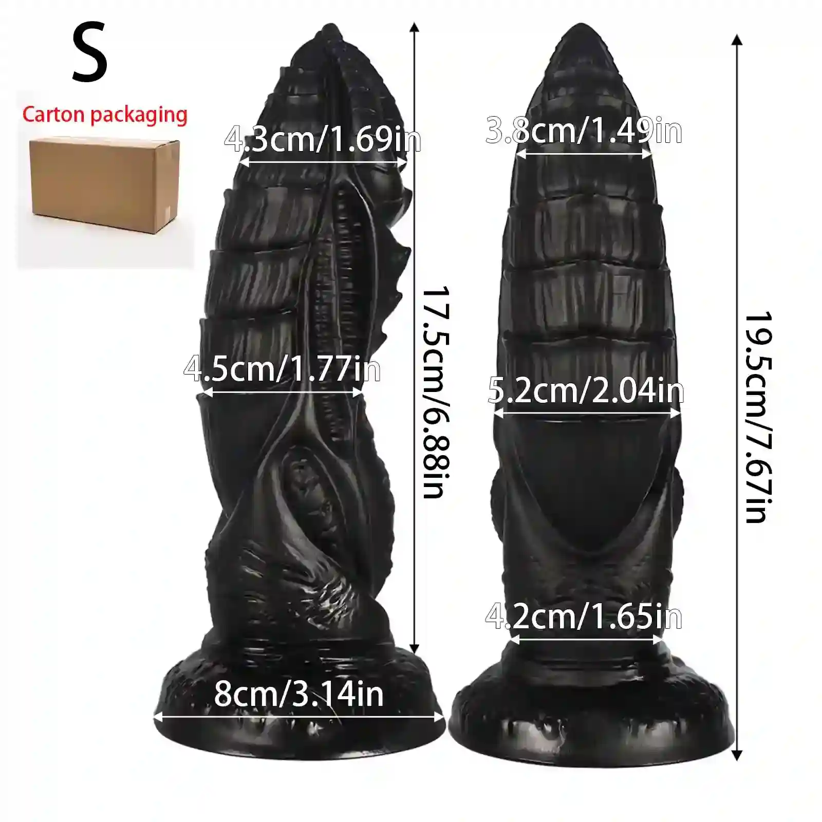 stretching anal plug plastic material