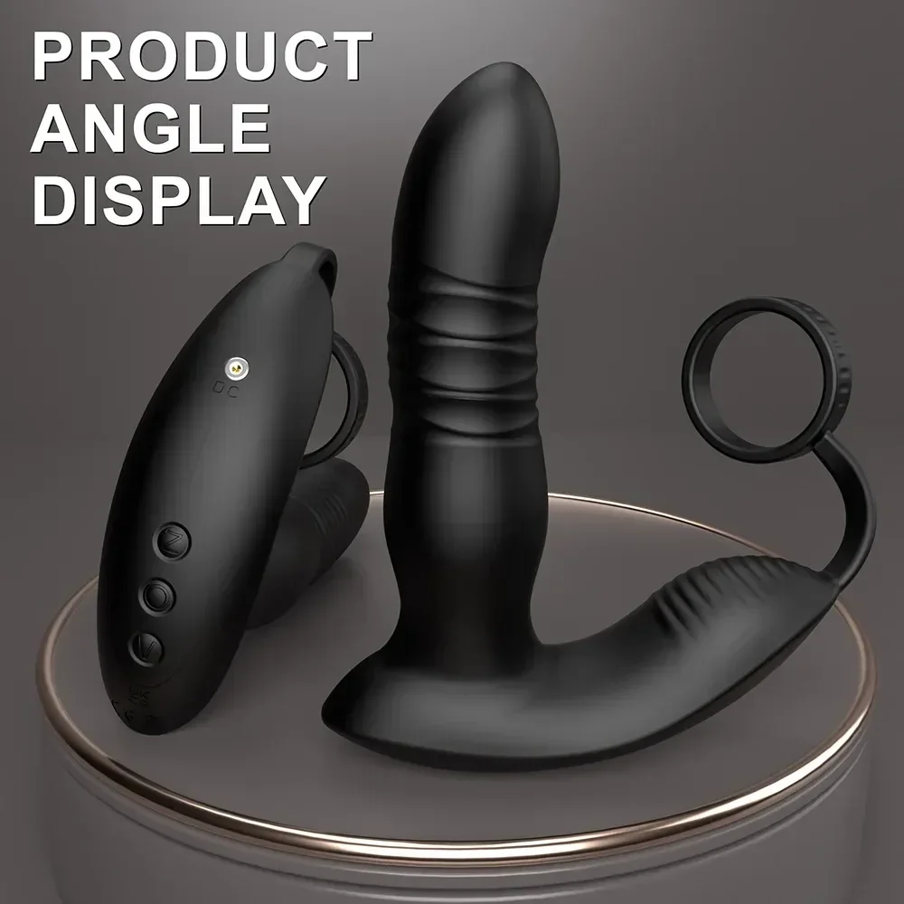 stretching vibration prostate massager