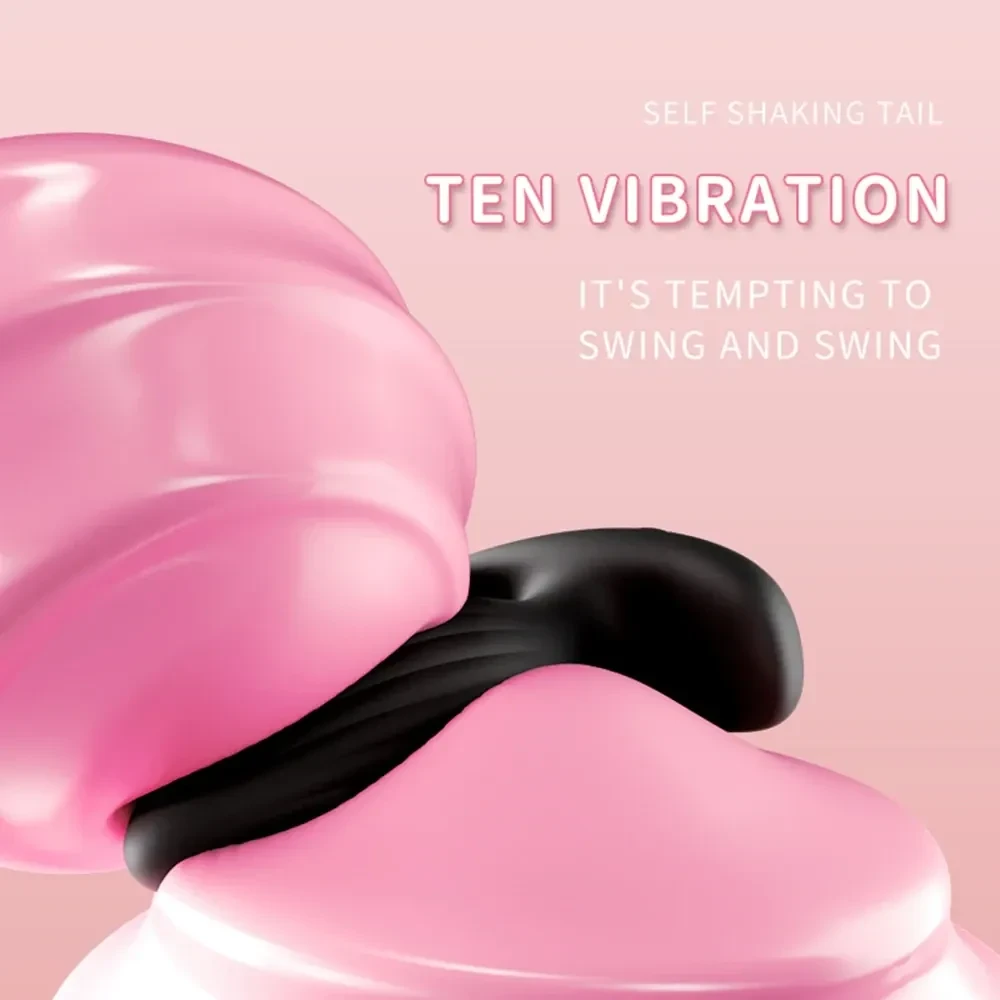 ten frequency anal plug vibrator