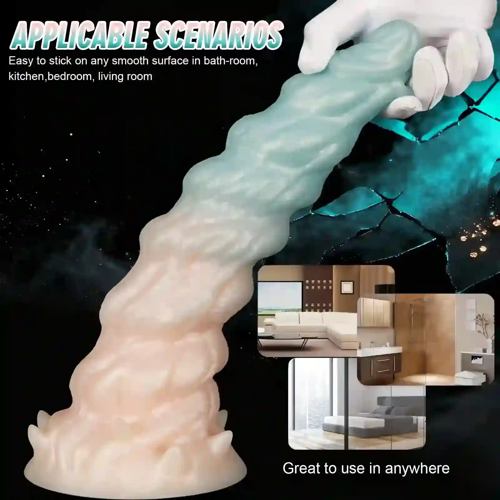 textured anal plug dragon scale