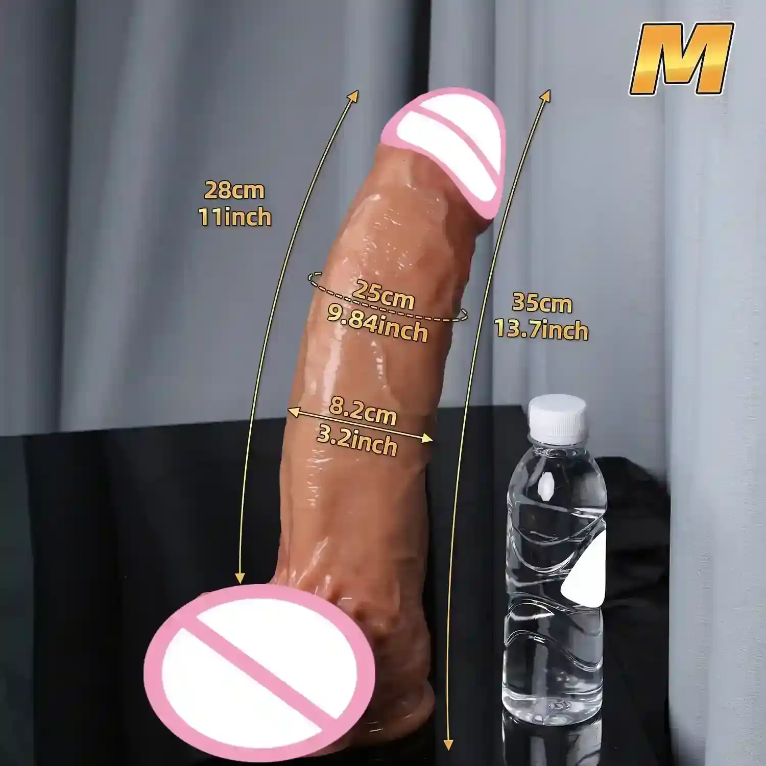 textured balls realistic feeling dildo