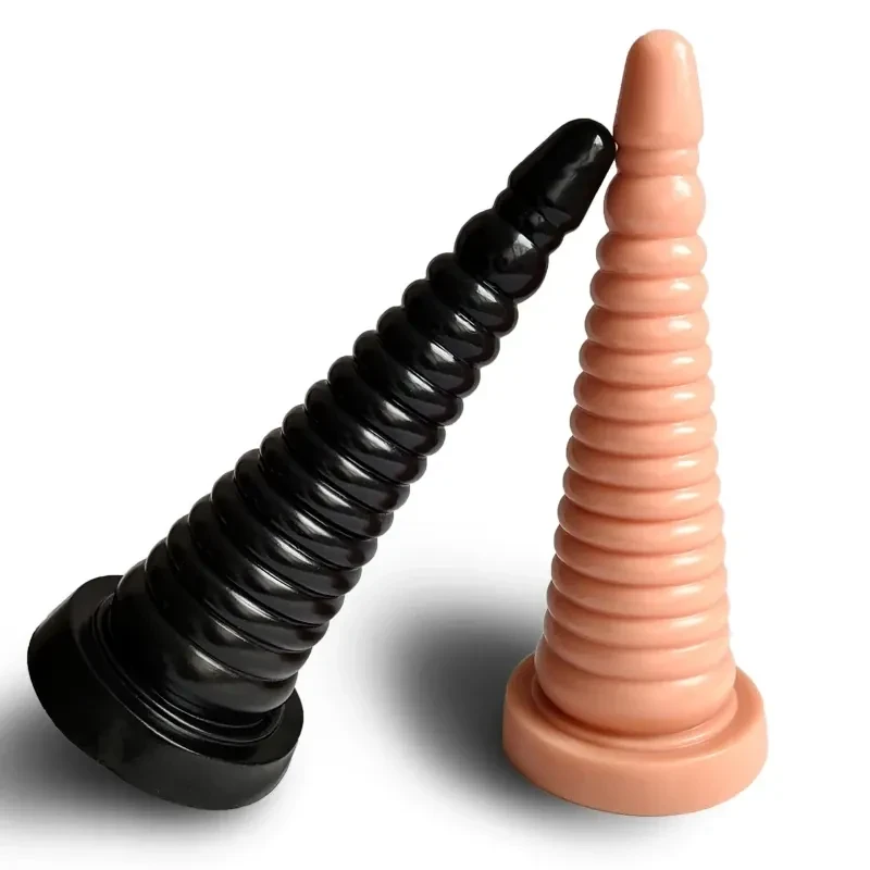 textured pvc butt plug dildo