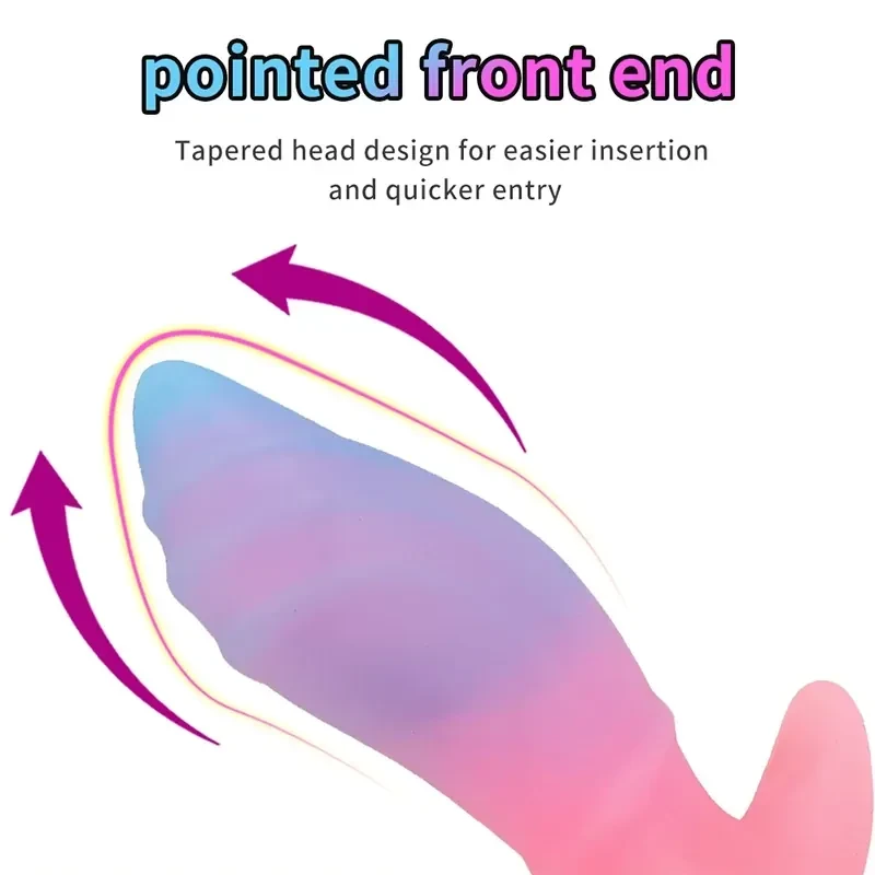 textured silicone anal prostate stimulator