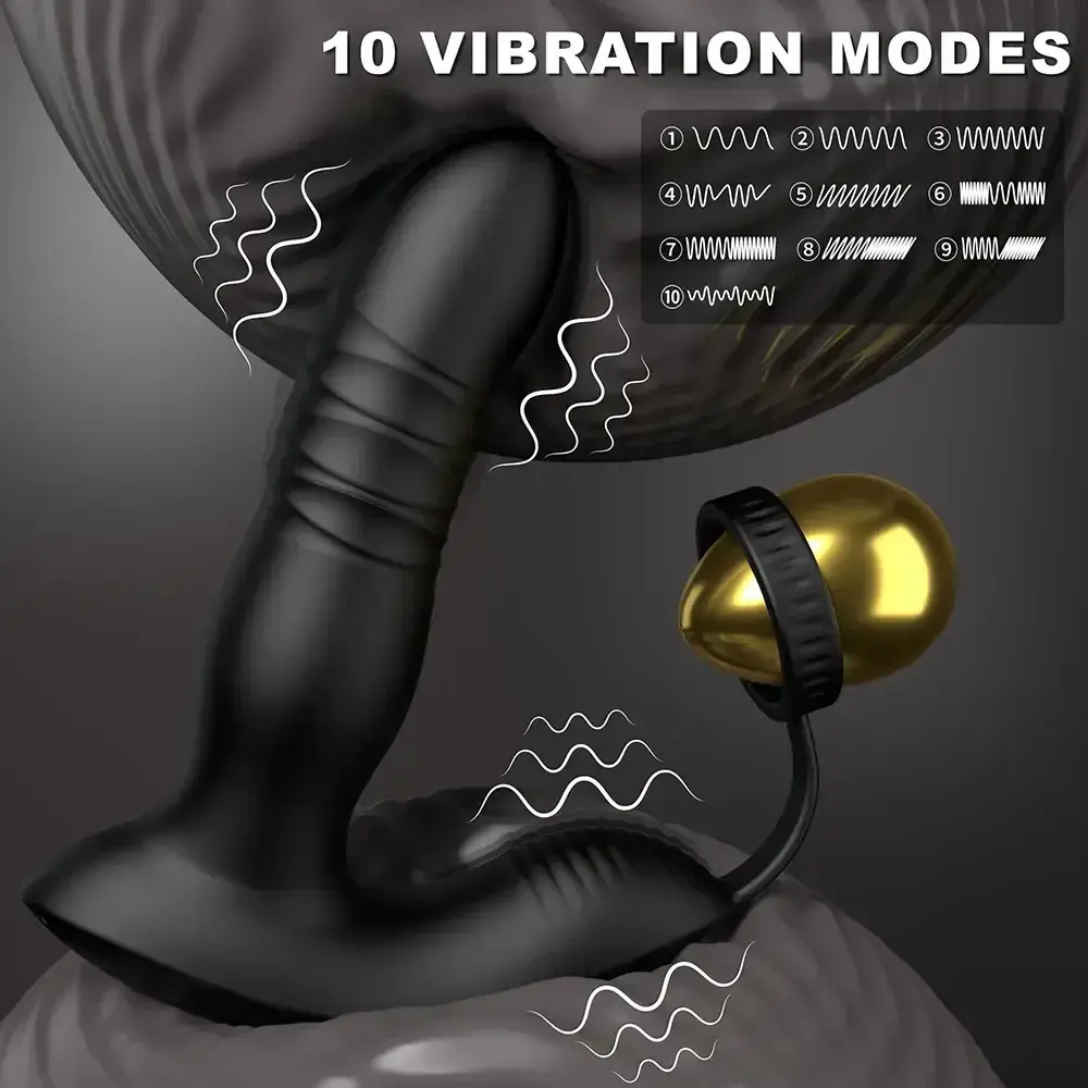 triple motor prostate anal stimulator