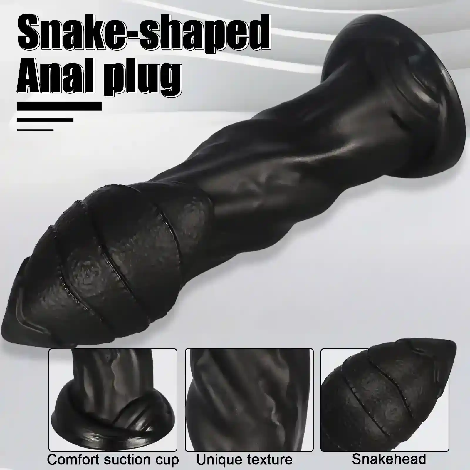 unique snake shaped anal plug