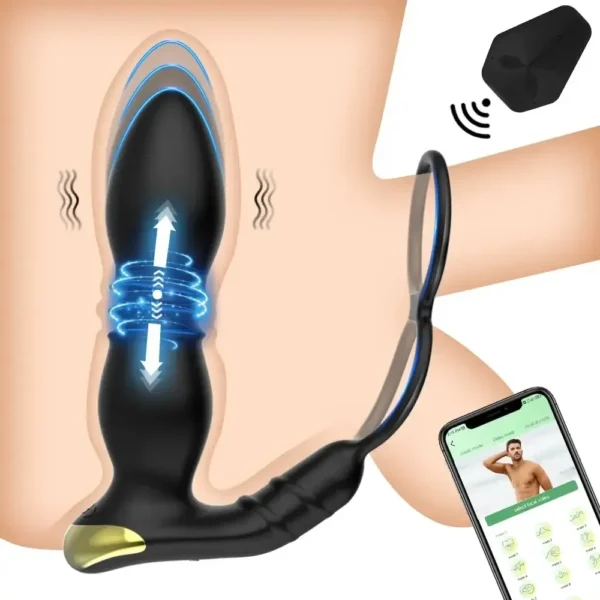 usb rechargeable anal plug for men couple
