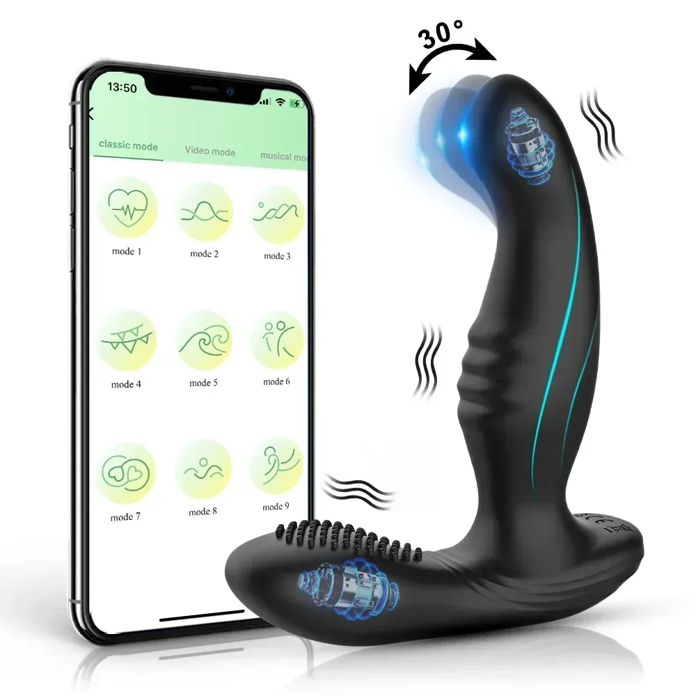 usb rechargeable anal plug vibrator