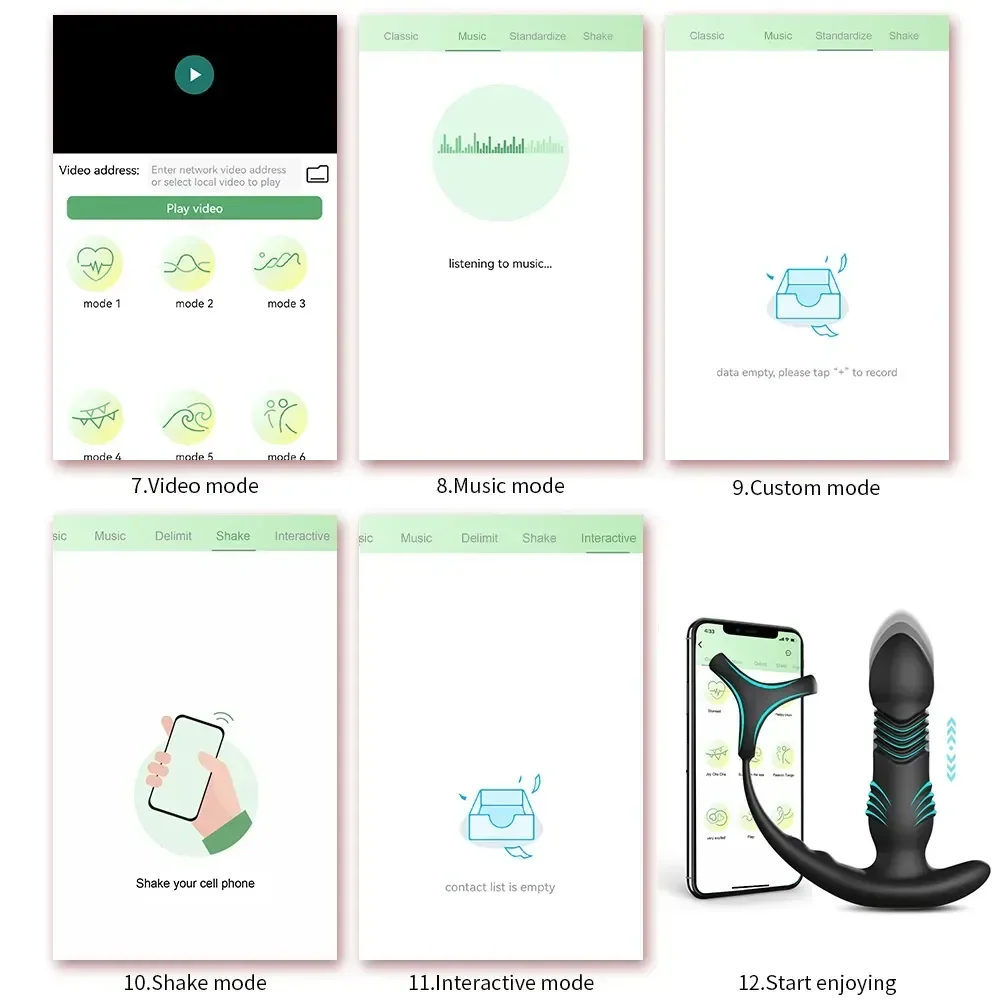 usb rechargeable prostate massager silicone