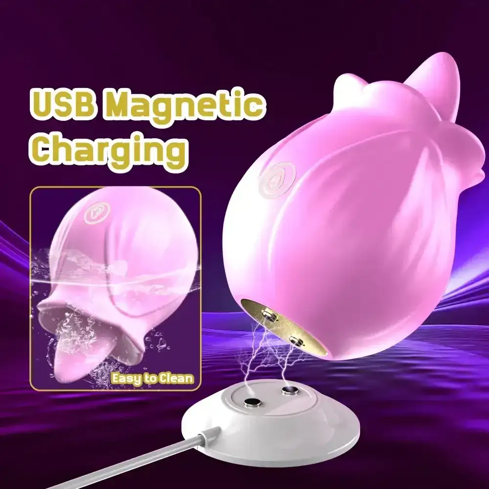 usb rechargeable rose sex toy