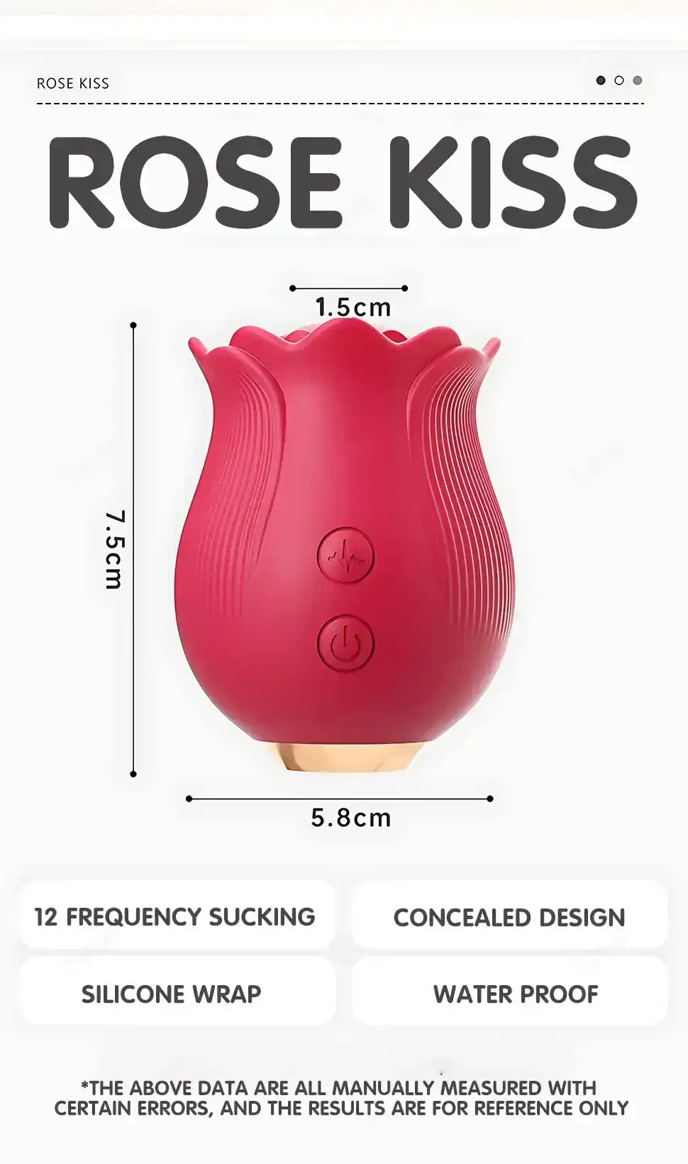 usb rechargeable rose suction toy