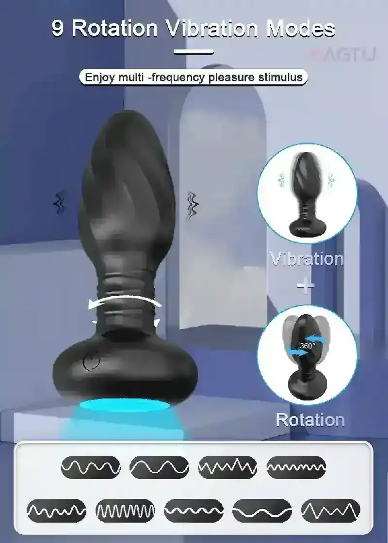usb rechargeable silicone butt plug 1