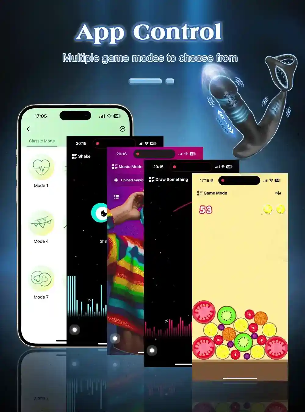 vibrating anal plug cock ring combo