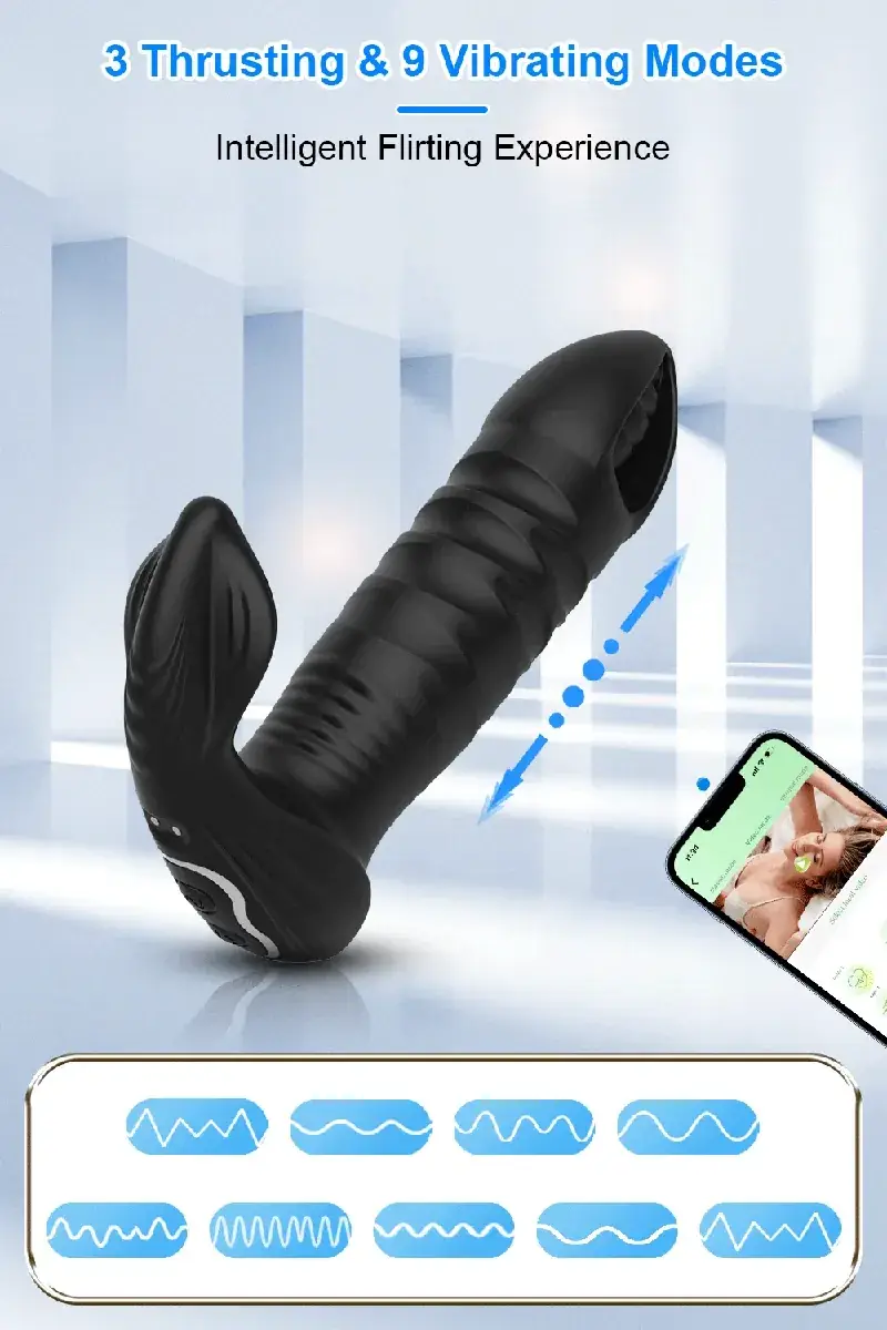 vibrating anal plug prostate massager 1