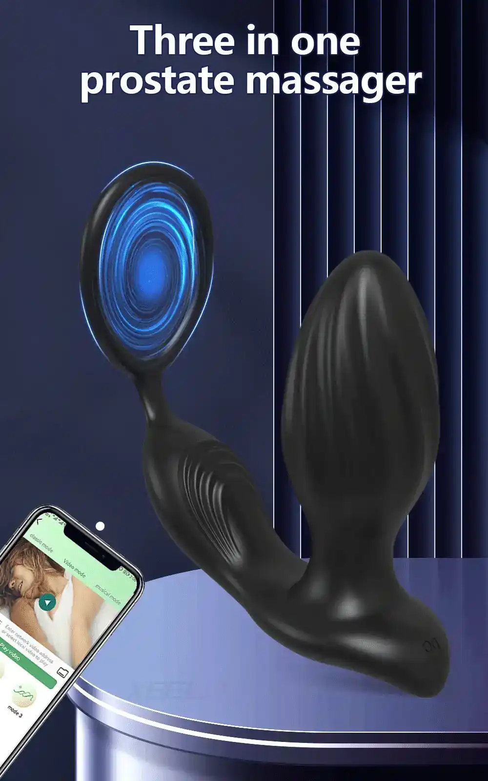 vibrating anal plug prostate massager