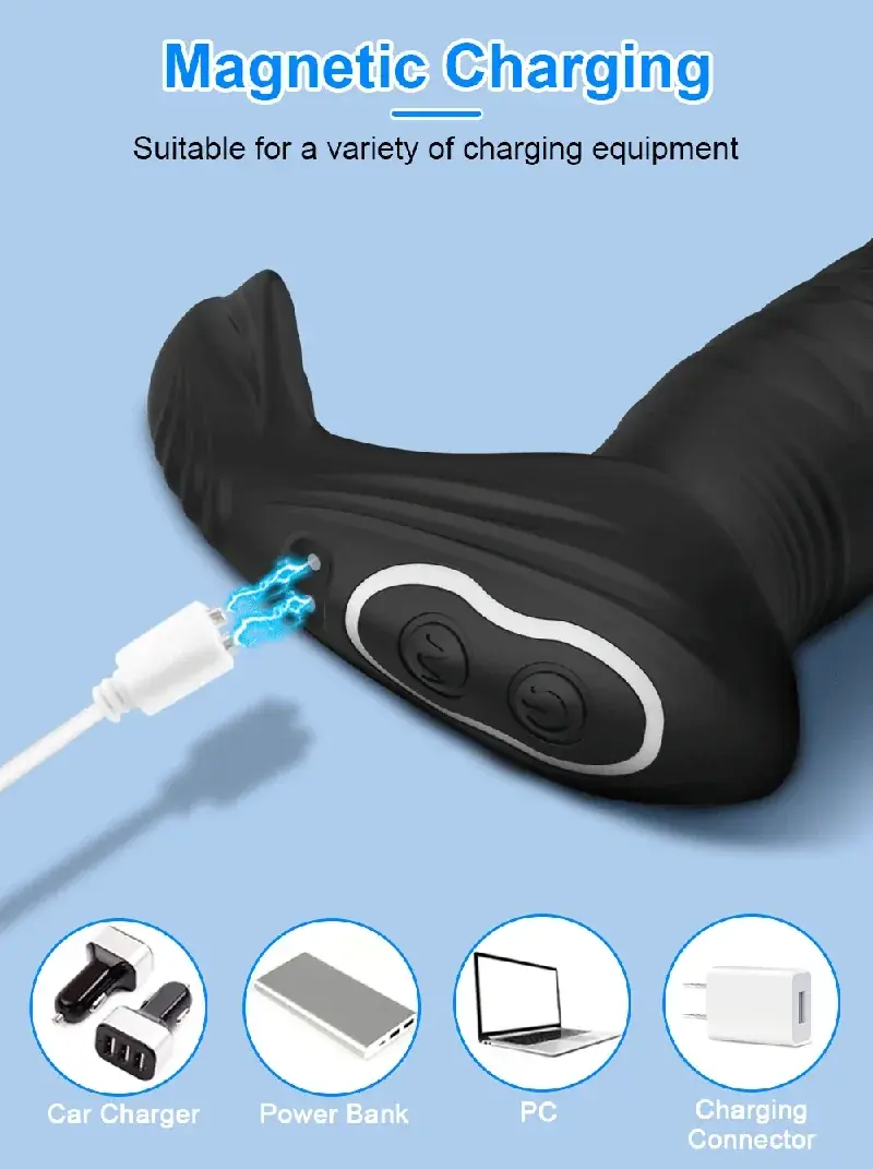 vibrating anal prostate plug massager