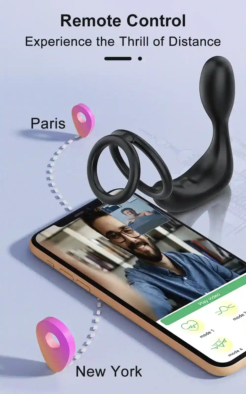 vibrating prostate stimulator with cockring