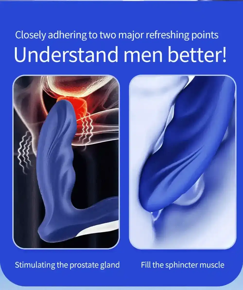 waterproof abs silicone prostate massager