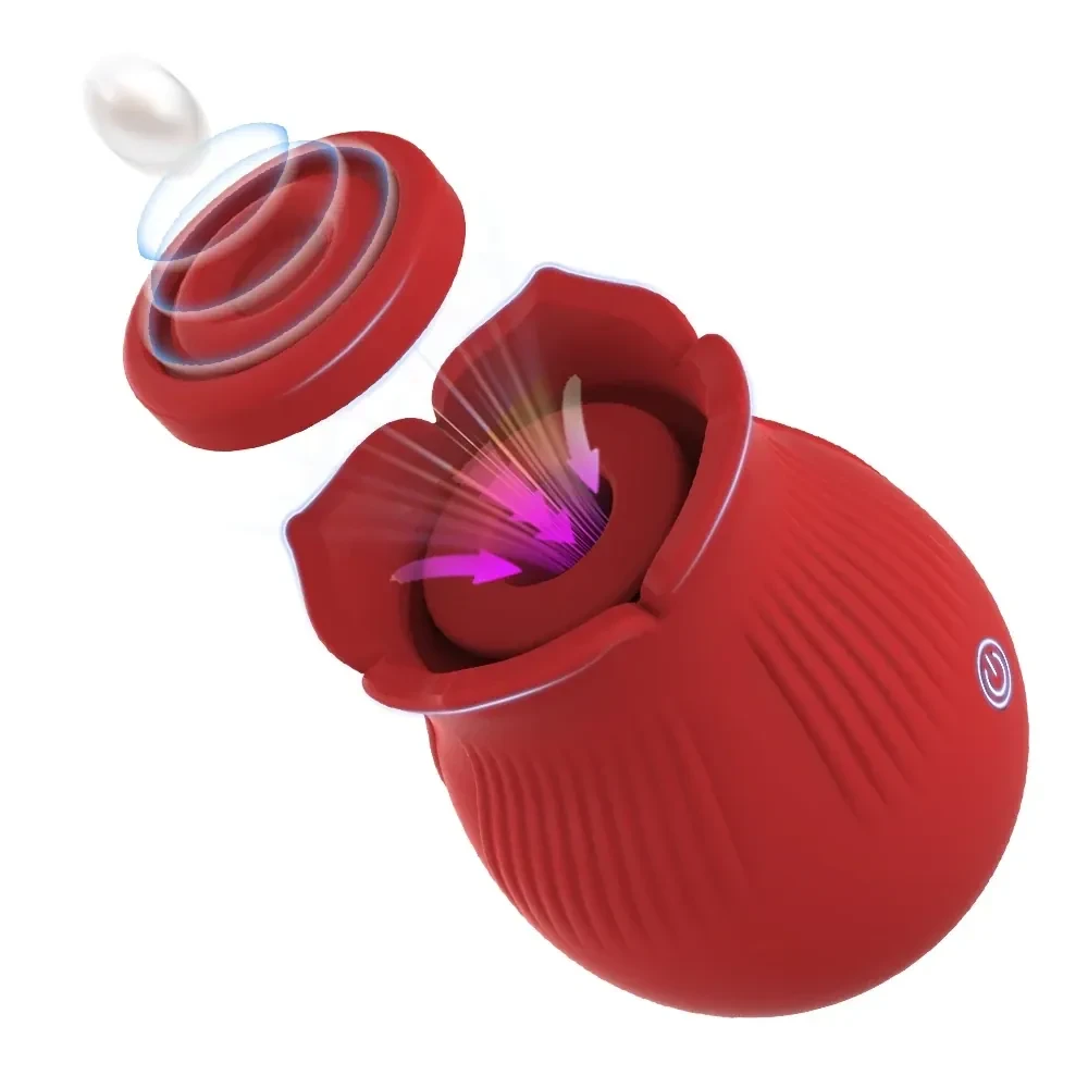 waterproof clitoral suction toy rose