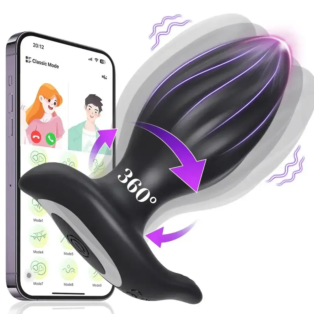 waterproof phone controlled anal stimulator