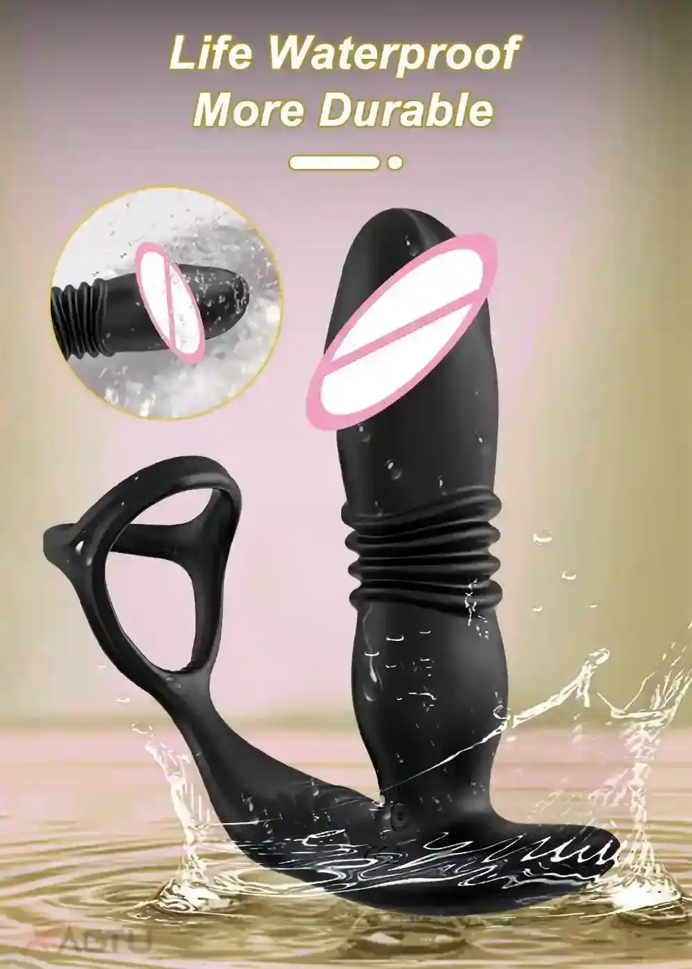waterproof prostate massager anal plug