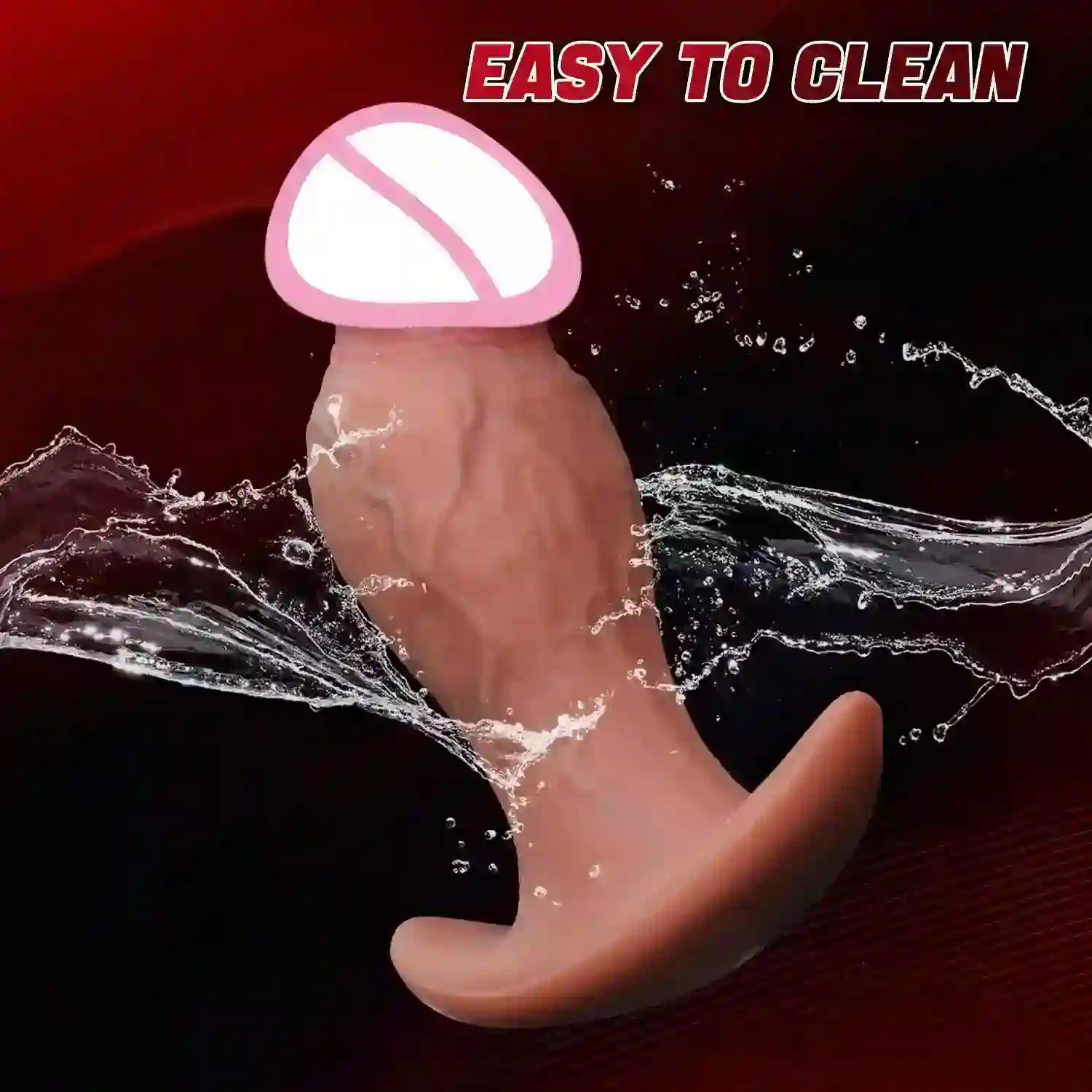 waterproof realistic anal dildo large
