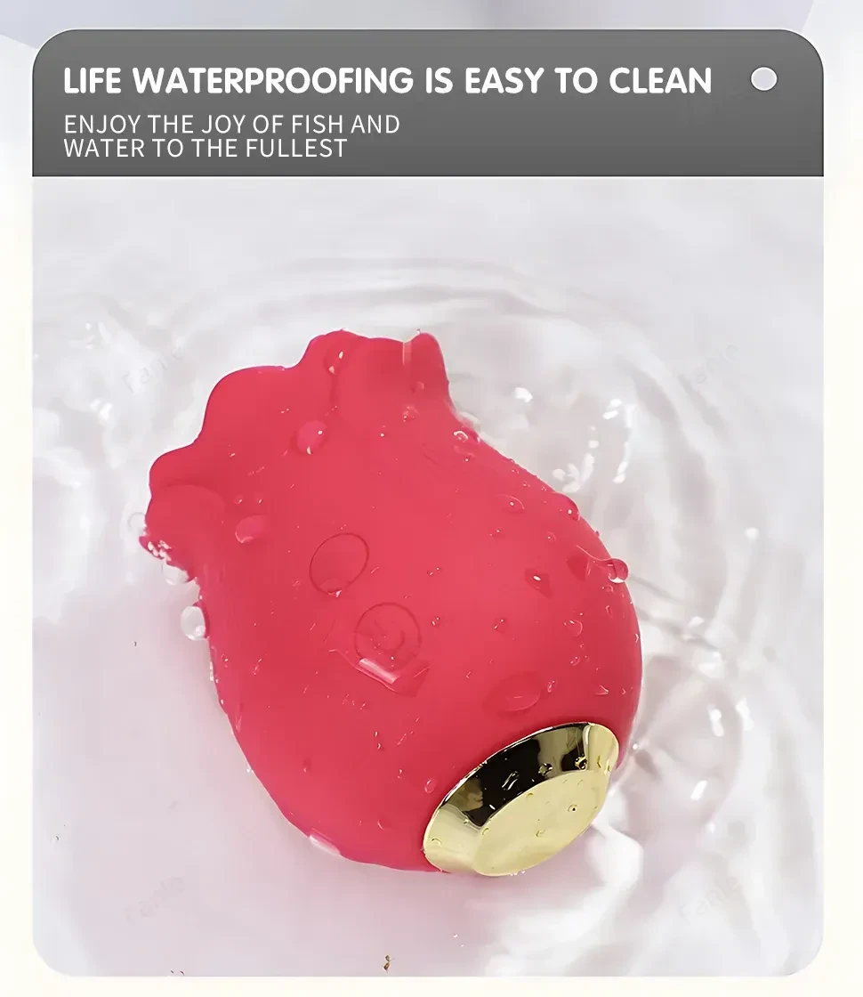 waterproof rose vibrator for women