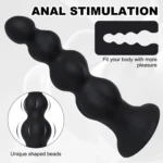 waterproof silicone anal beads easy clean