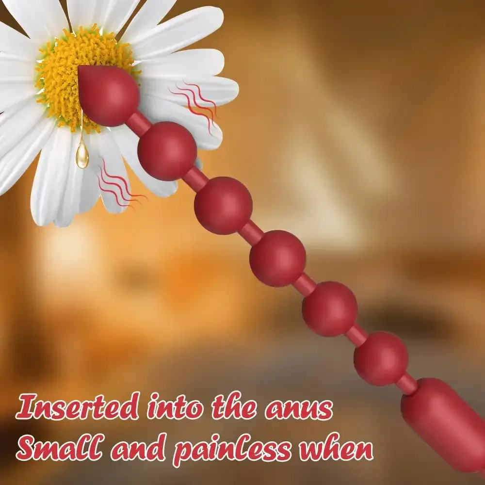waterproof silicone anal beads for shower