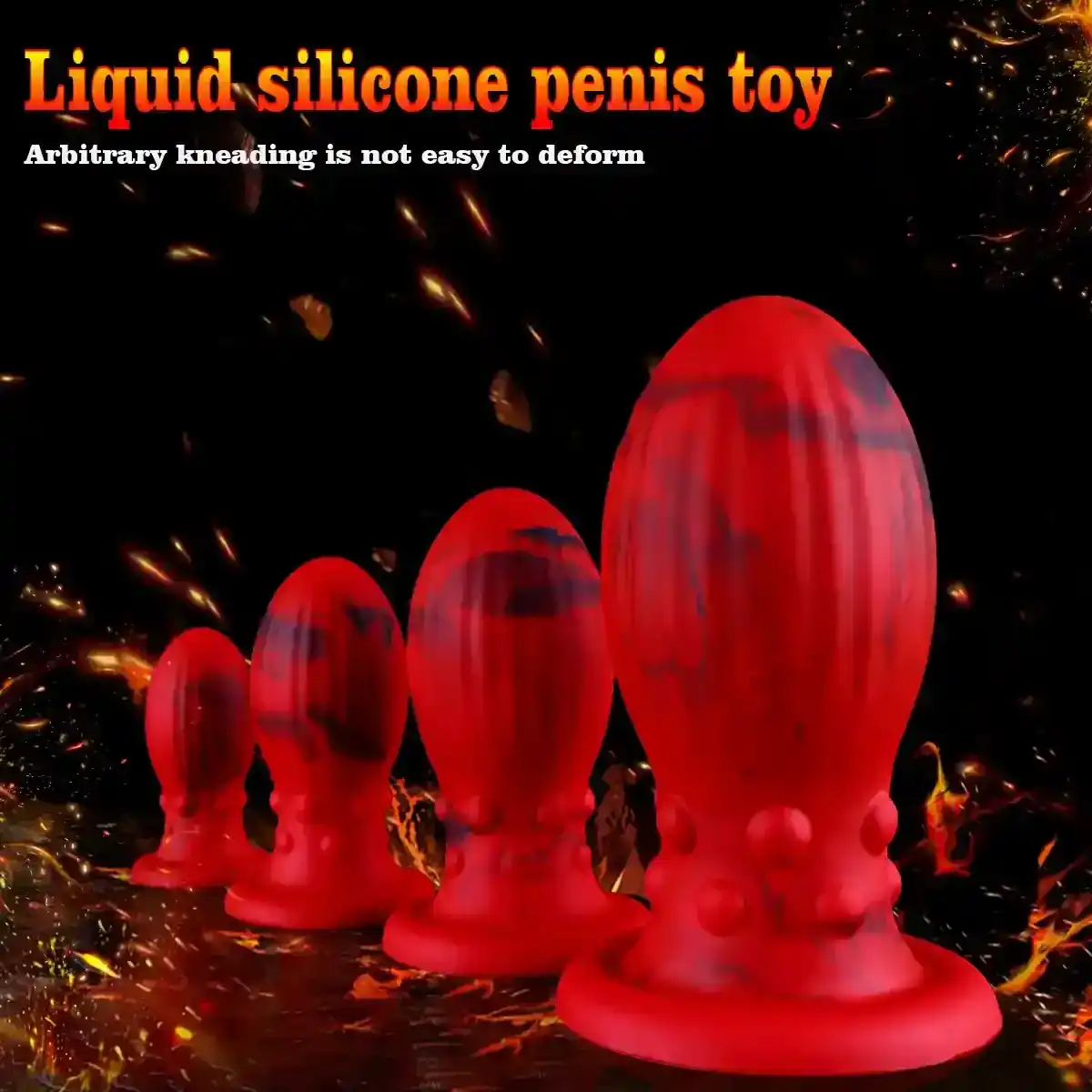 waterproof silicone butt plug set