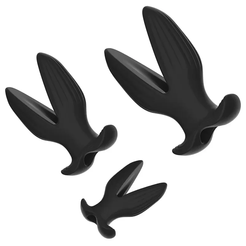 waterproof silicone tunnel anal plug