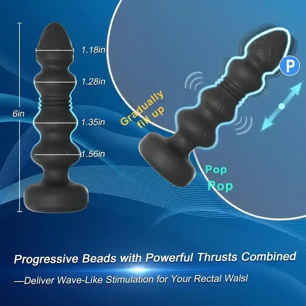 waterproof thrusting prostate sex toy