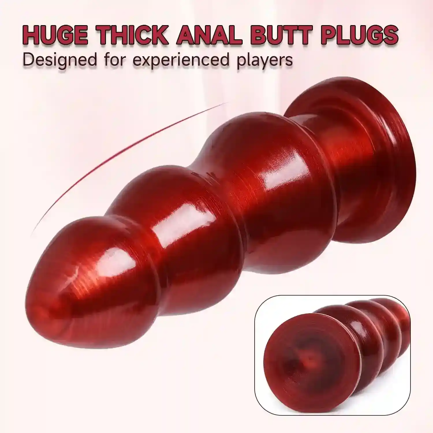 wide base huge butt plug
