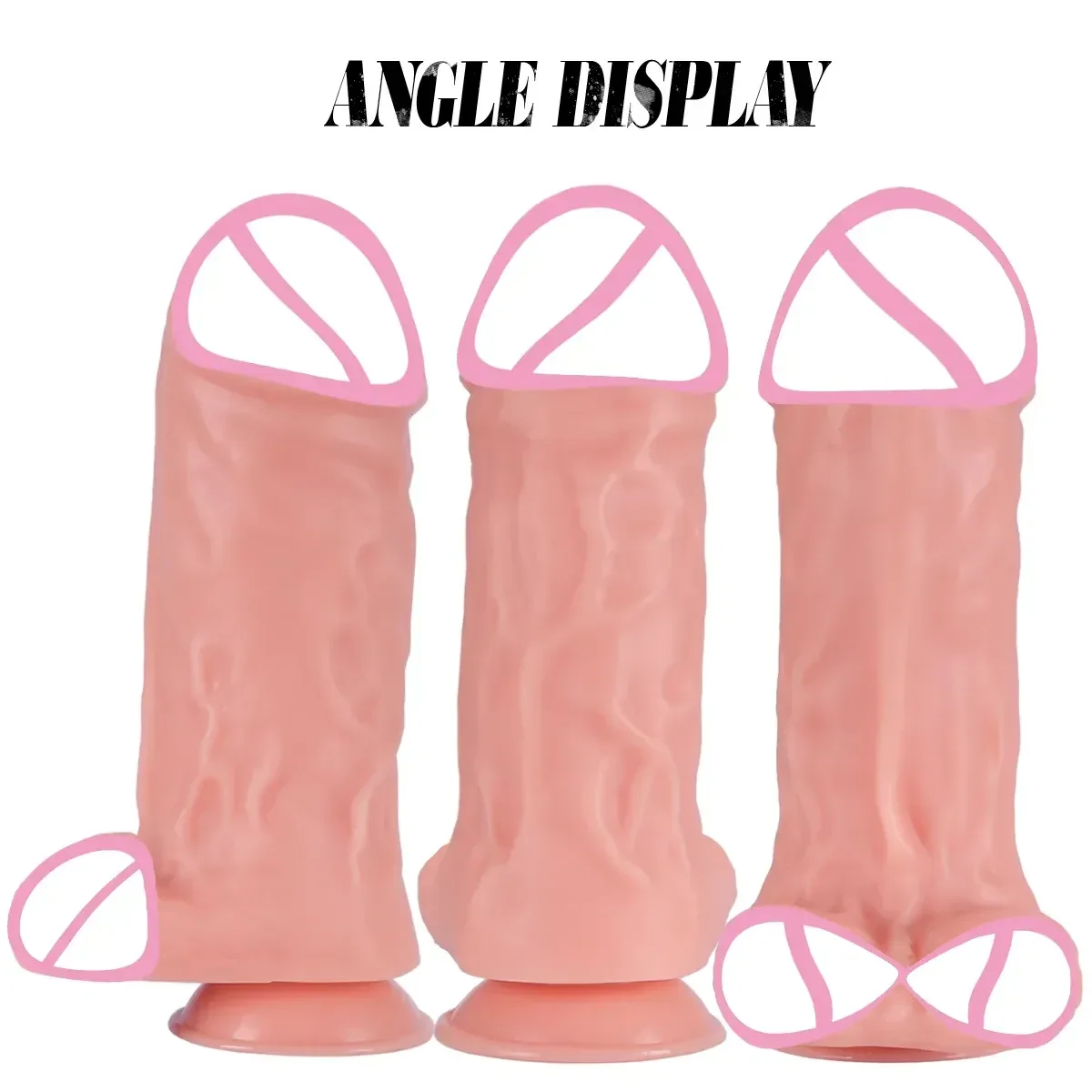 10 inch realistic textured dildo