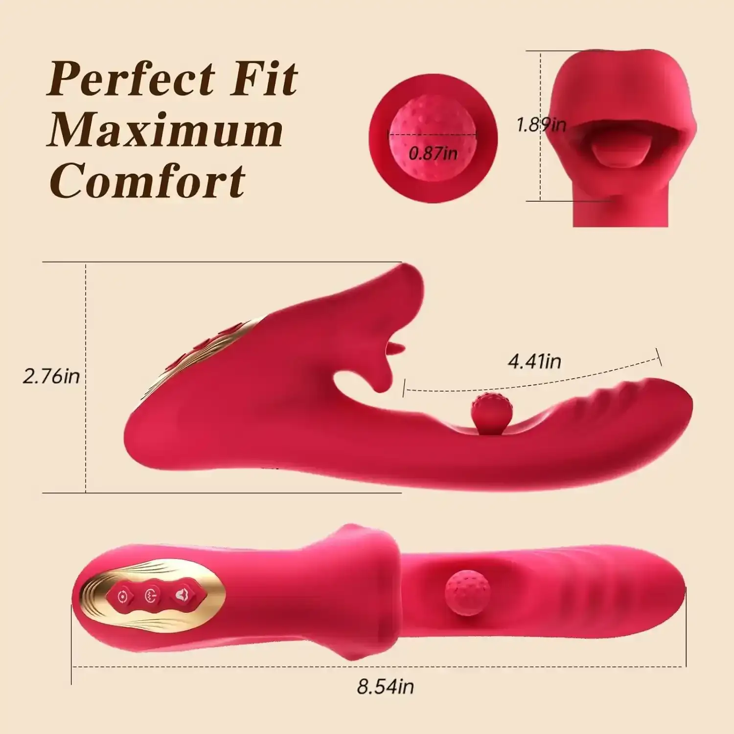 10 licking modes clitoral stimulation