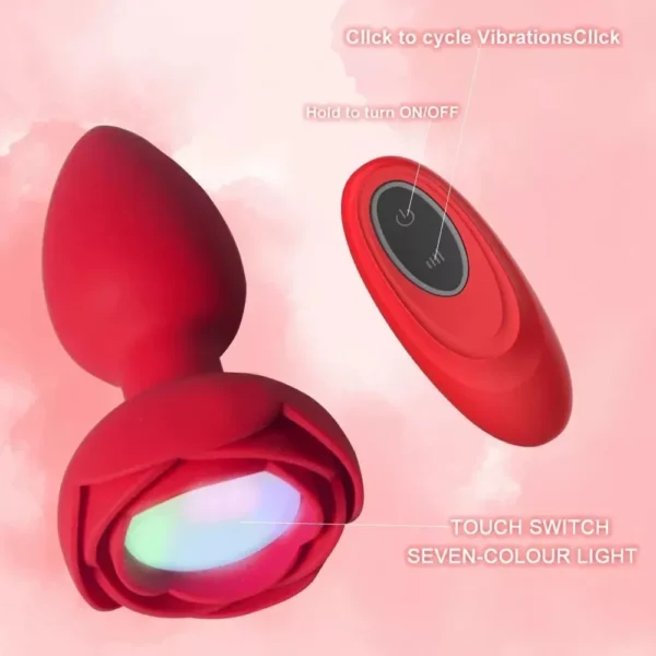 10 mode vibrating silicone plug