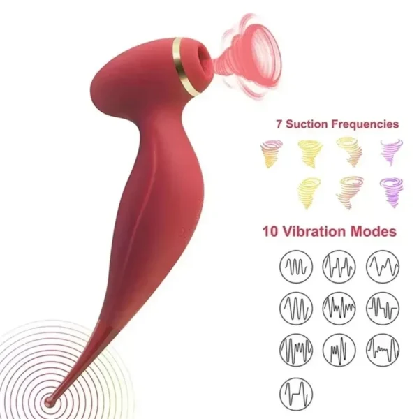 10 mode vibration clitoral toy rose