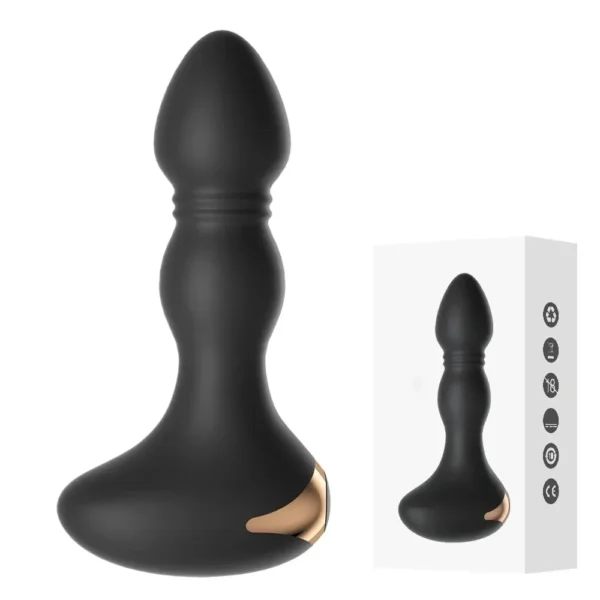 10 speed silicone anal plug