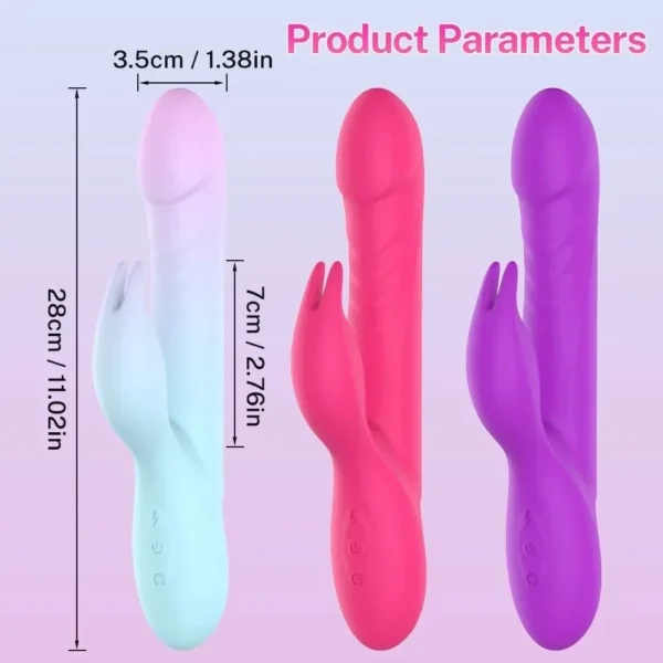 10 speed thrusting dildo pink