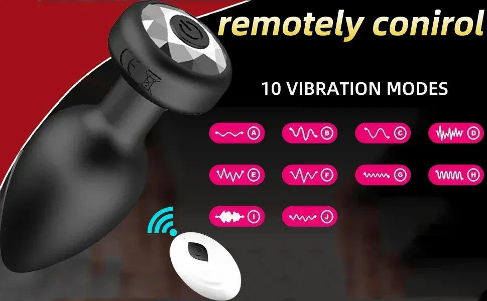 10 vibration mode prostate stimulator