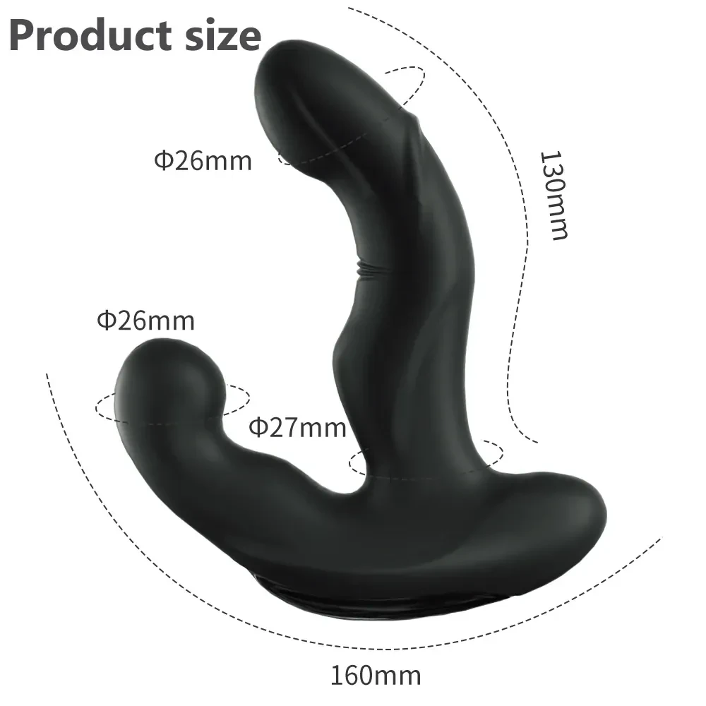 10 vibration modes anal plug