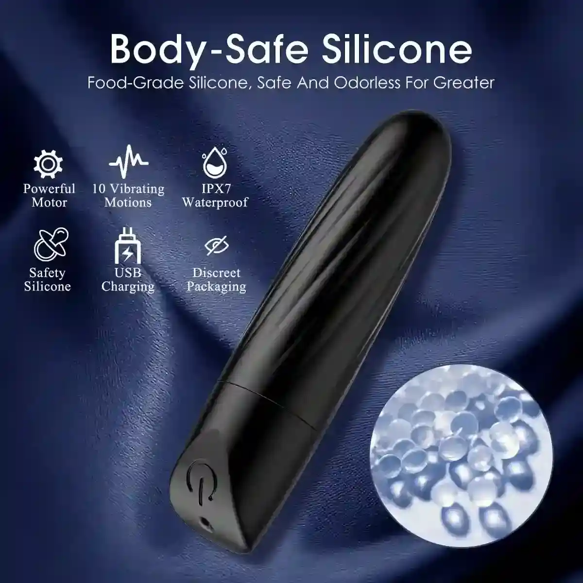 10 vibration modes bullet toy
