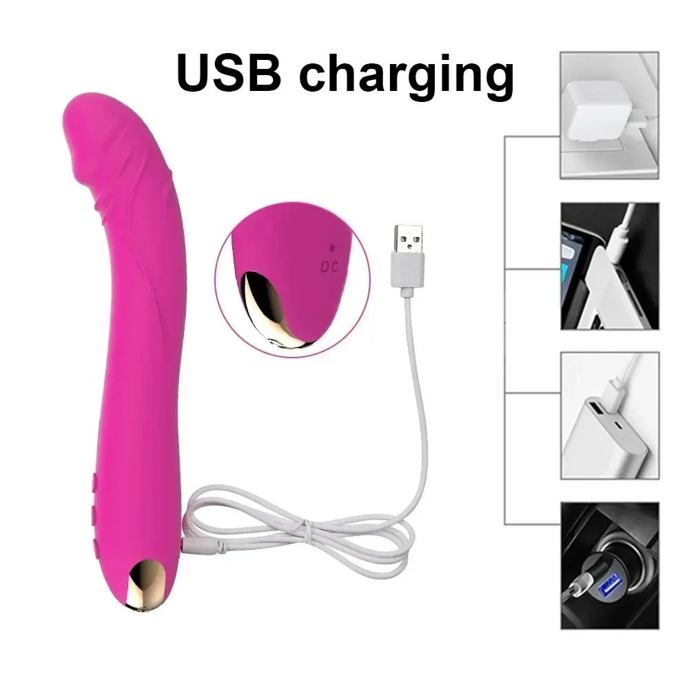10 vibration modes silicone vibrator