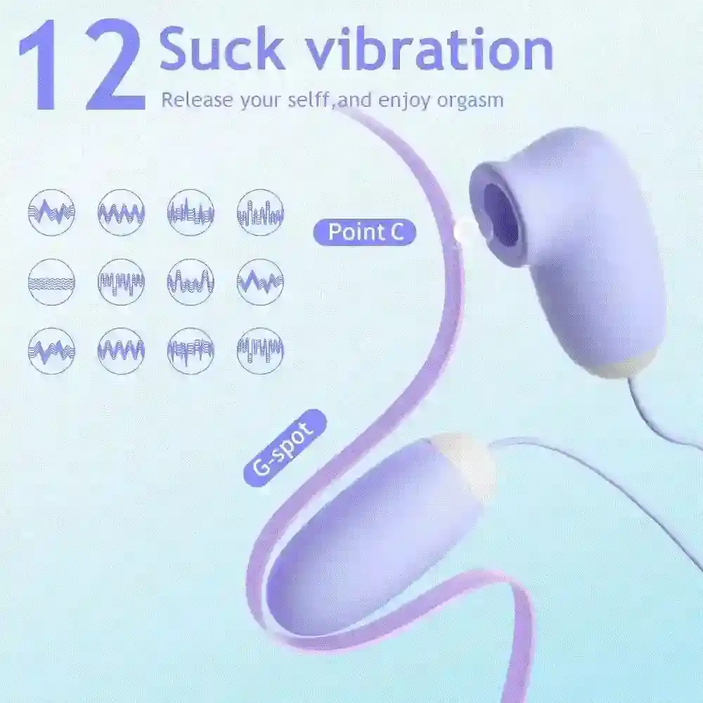 12 pattern clitoral vibrator