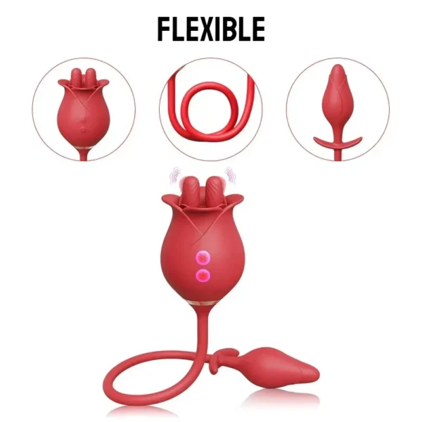 18cm silicone clitoral vibrator