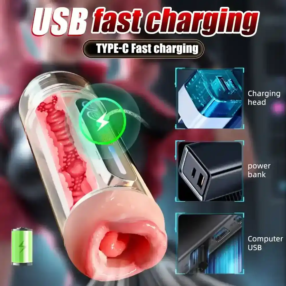 220mm heated tpe masturbation cup